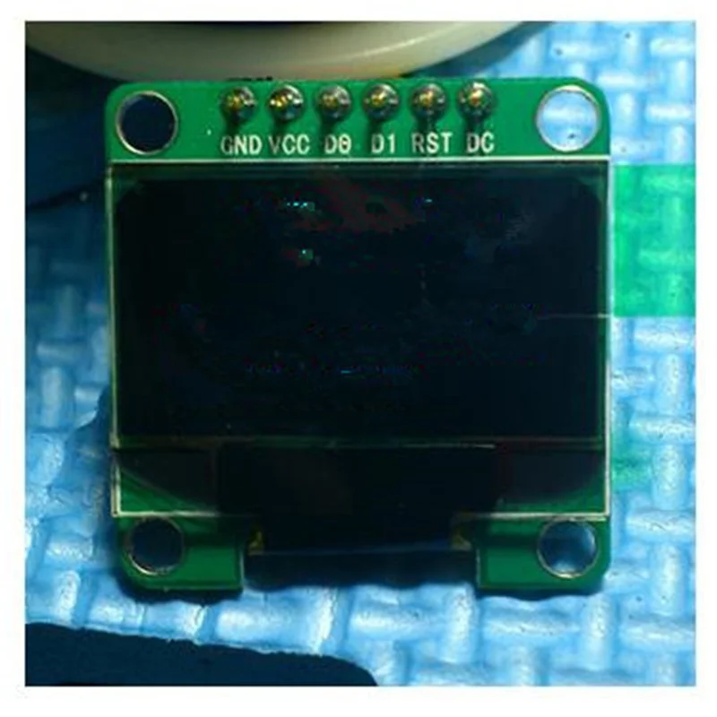 Módulo de exibição OLED azul de 0,96 polegadas Tela curvada flexível E-Ink para produtos eletrônicos DIY