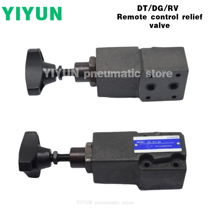 DG-01,02-B,C,H,2,3-22,30,DT-01,02-B,C,H,2,3-22,30 YIYUN pneumatic element Remote control relief valve DT DG series