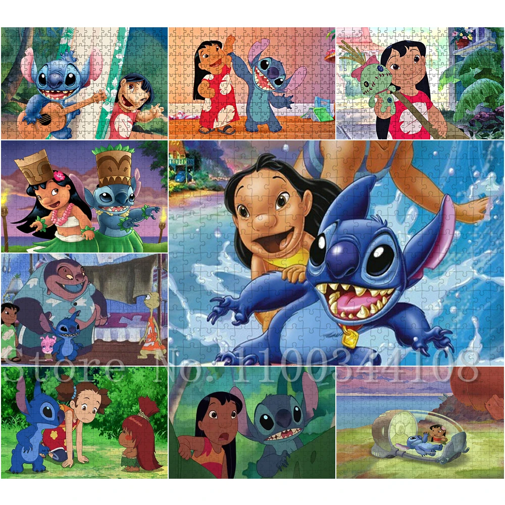 

Пазлы из мультфильма «Лило и Ститч» Disney, 300/500/1000 шт.