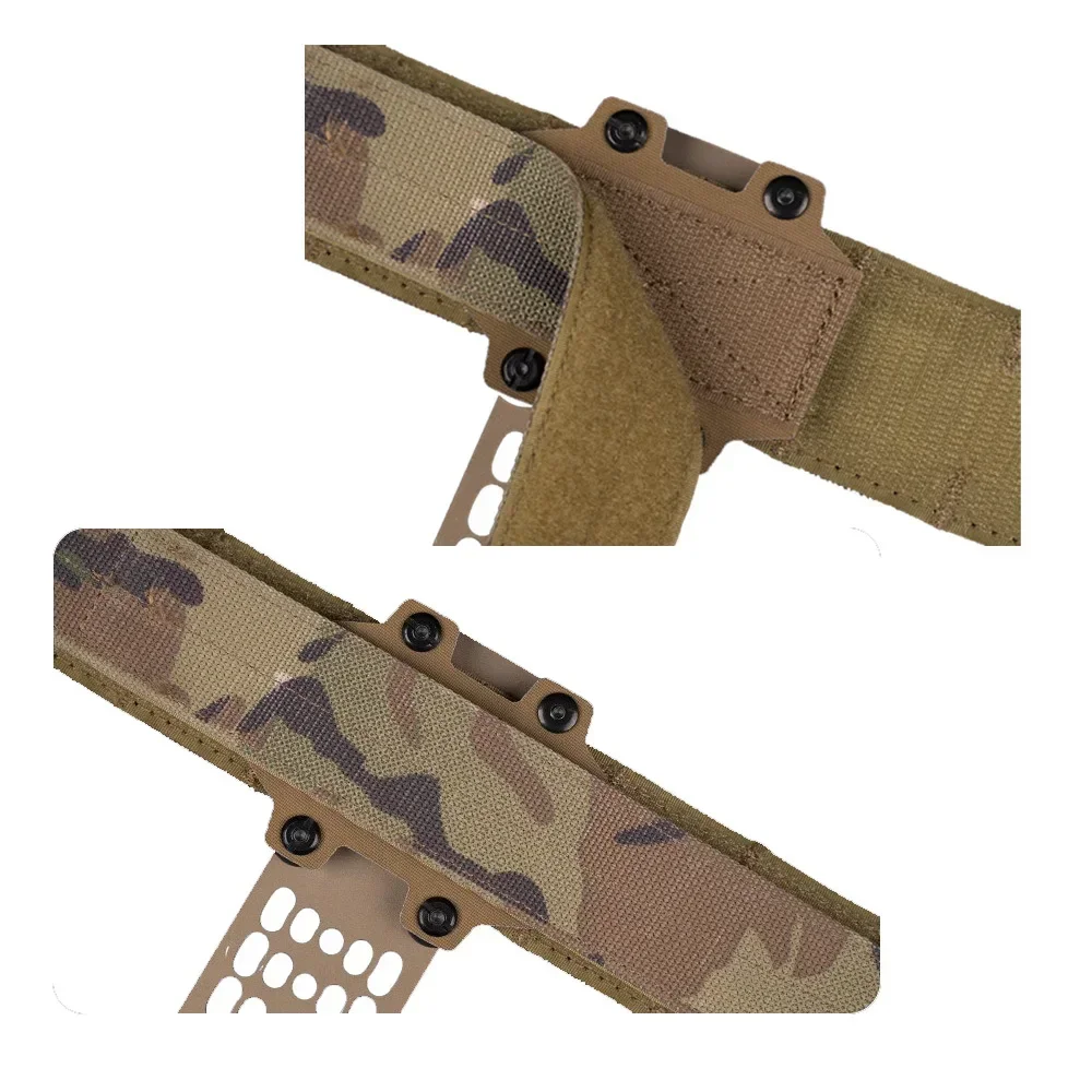 2pcs MHA Adapter Bridge Hook and Loop Modular Holster Adapter Mounting For Panel Two-piece Battle Belt Hunting Accessories