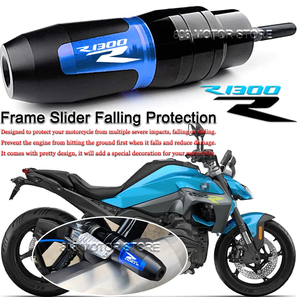 For BMW R1300R Motorcycle CNC Accessories Falling Protection Exhaust Slider Crash
