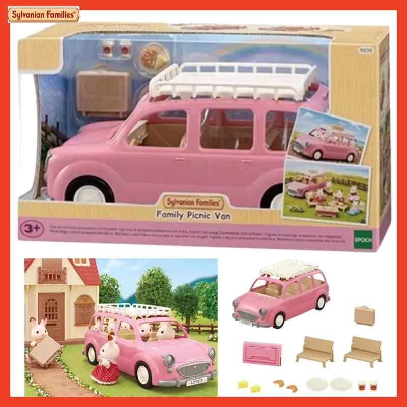 

Hot Sylvanian Family Kawaii Car Children Toys Sylvanian Families Anime Figure Room Decoration Collectible Doll Birthday Gift