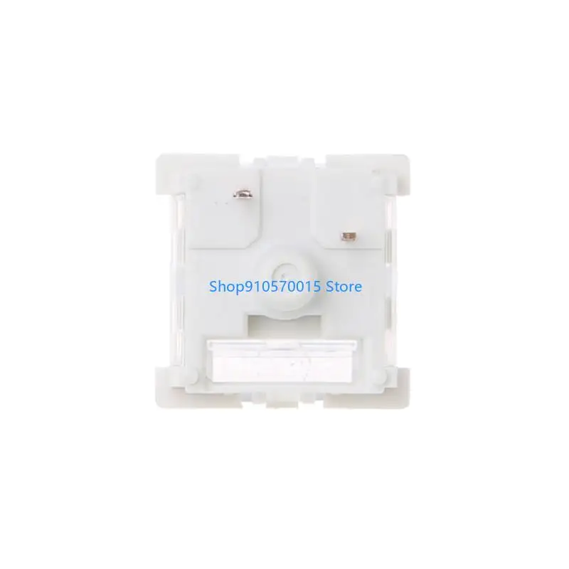 B95C 10Pcs Bluish White Switch Linear Switch for Mechanical Keyboard Switch for Backlit Mechanical Keyboard 60g 3pins