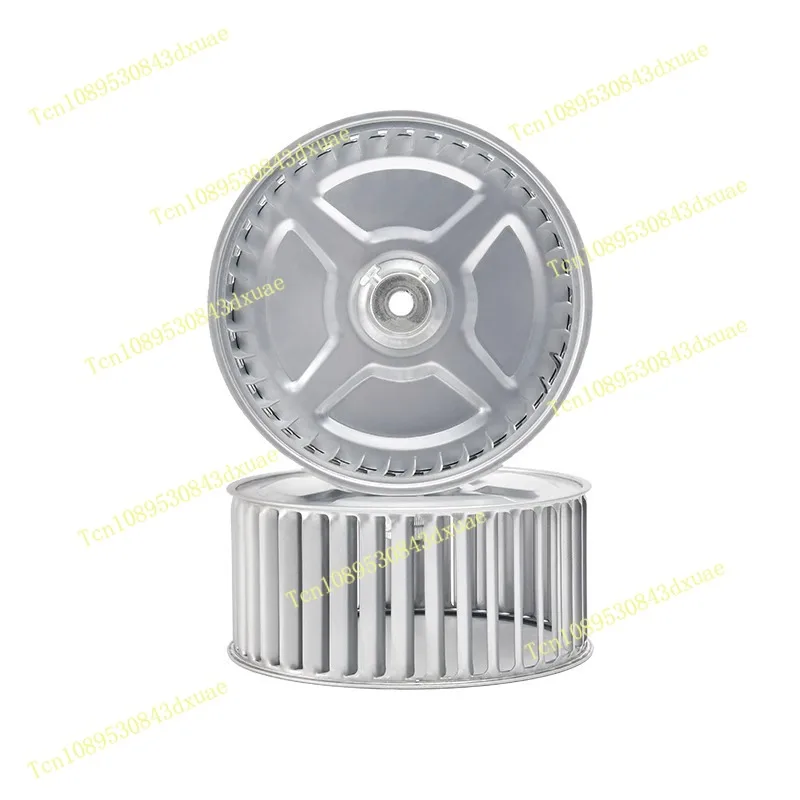 Wind Wheel Impeller Centrifugal Fan Blower Stainless Steel 203x97x14mm 14mm/19mm Shaft Industrial Cooling