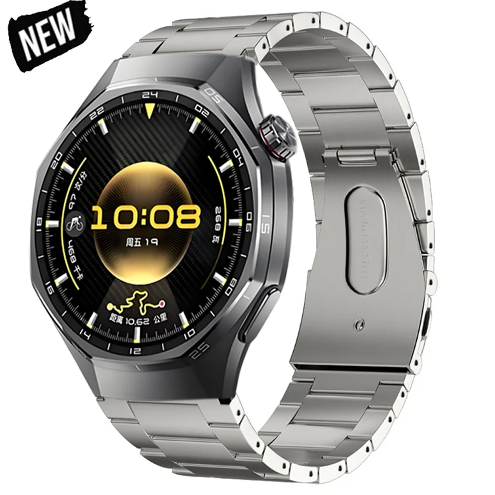 22mm Titanium Metal Strap For Huawei Watch 5/GT6-5 Pro Light Stainless Steel Wristband For Samsung Watch3/S3/Amazfit GTR/Stratos