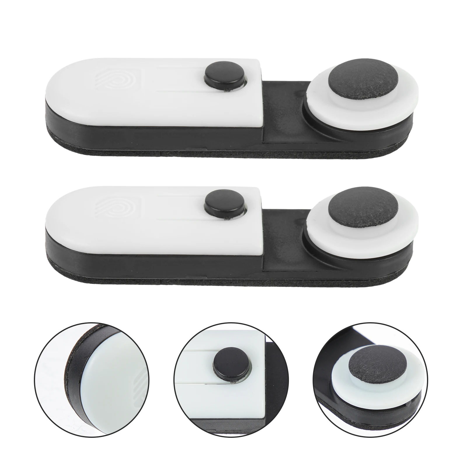 

2 Pcs Anti-slip Buttons Guitar Strap Lock Non-slip Replacement Locks Studs Anti-s Plastic Fixing Buckle for