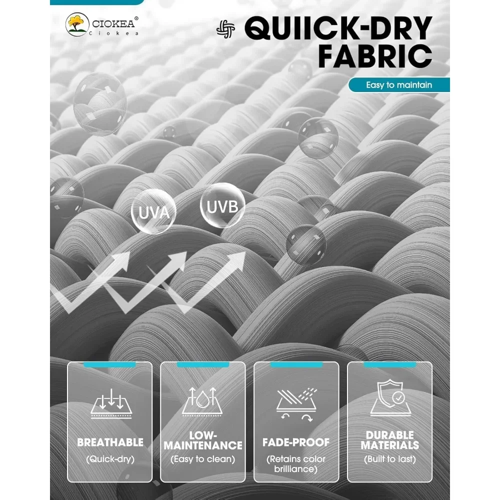 كرسي استرخاء من الألومنيوم للاستخدام الخارجي مع 5 أوضاع ومسطحة بالكامل، كرسي فناء رمادي مع عجلات لسطح حمام السباحة