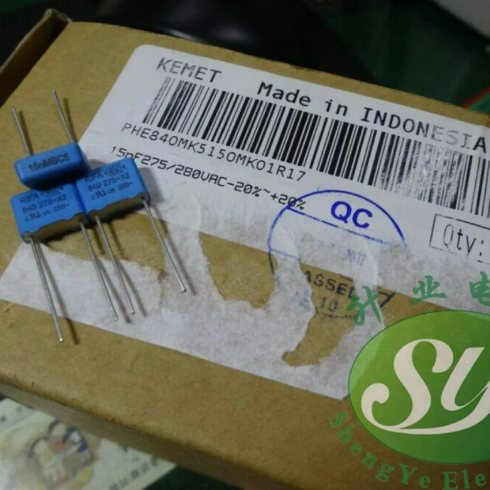 

20PCS RIFA PHE840 0.015uf/275vAC 15nf 153 Brand New 8mm Film Capacitor PHE840MK5150MK