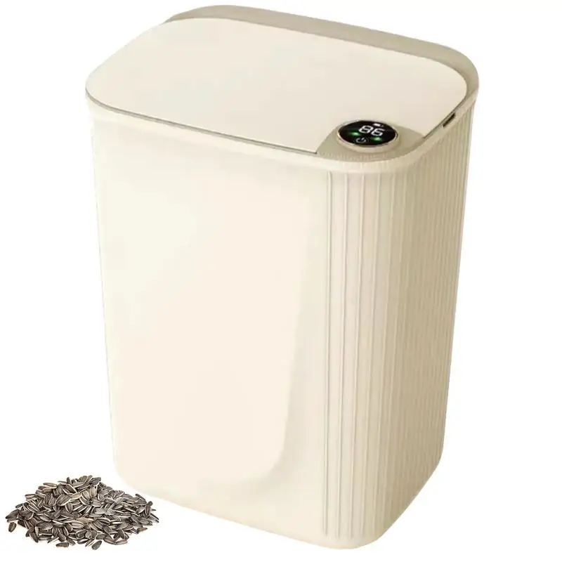 

22L Smart Bathroom Trash Can Automatic Bagging Electronic Trash Can White Touchless Narrow Smart Sensor Garbage Bin Smart Home