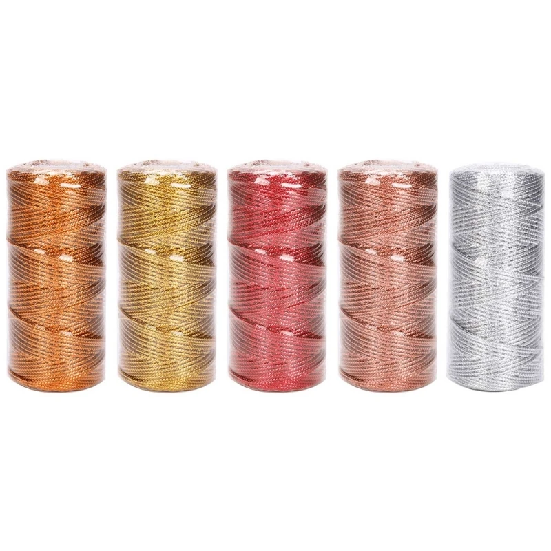 Christmas Twine Metallic Bakers Twine 109 Yards Decorative Wrapping Twine String