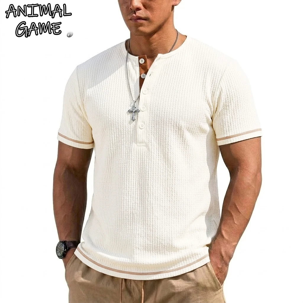 Camiseta Henley de Lujo para Verano, Camisetas de Manga Corta para Hombre, Camisetas Hawaianas Casuales, Camisetas Deportivas para Hombre, Camisetas a Rayas para Hombre, Suéteres Polo