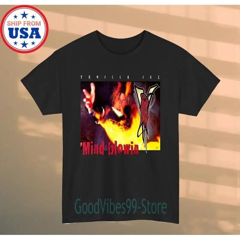 Vanilla Ice Mind Blowing Men's Black Tshirt Size S5XL