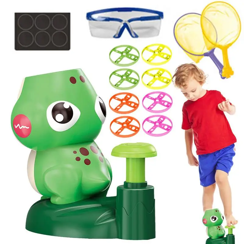 

Летающая тарелка в форме динозавра, летающие игрушки, дисковые стрелки для детей, игрушки для кошек, летающие пропеллеры, летающие искусственные игрушки с 1