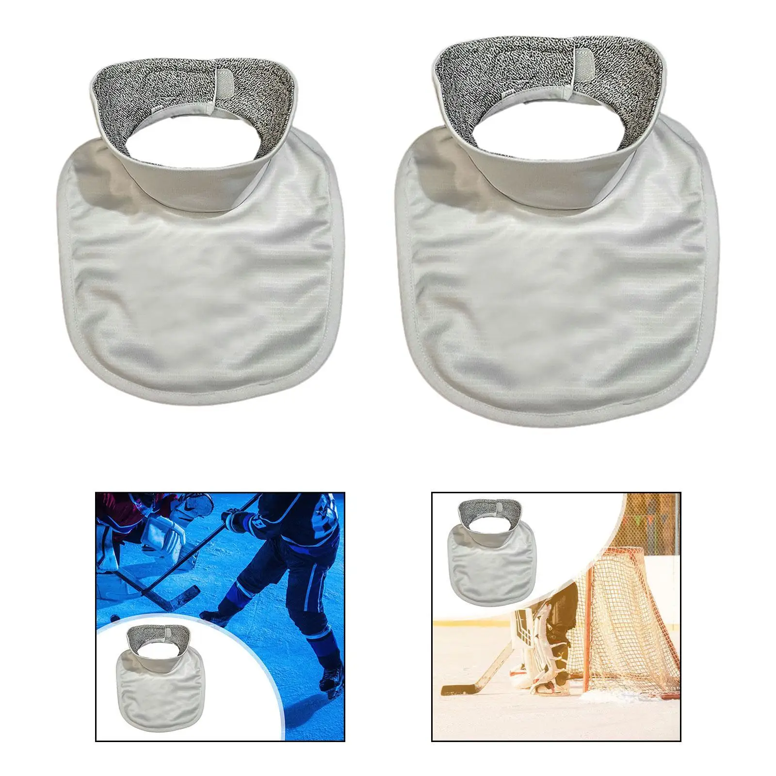 

Хоккейная защита шеи Защитное снаряжение для хоккея с шайбой, устойчивая к порезам устойчивая к царапинам защита воротника вратаря Защита горла