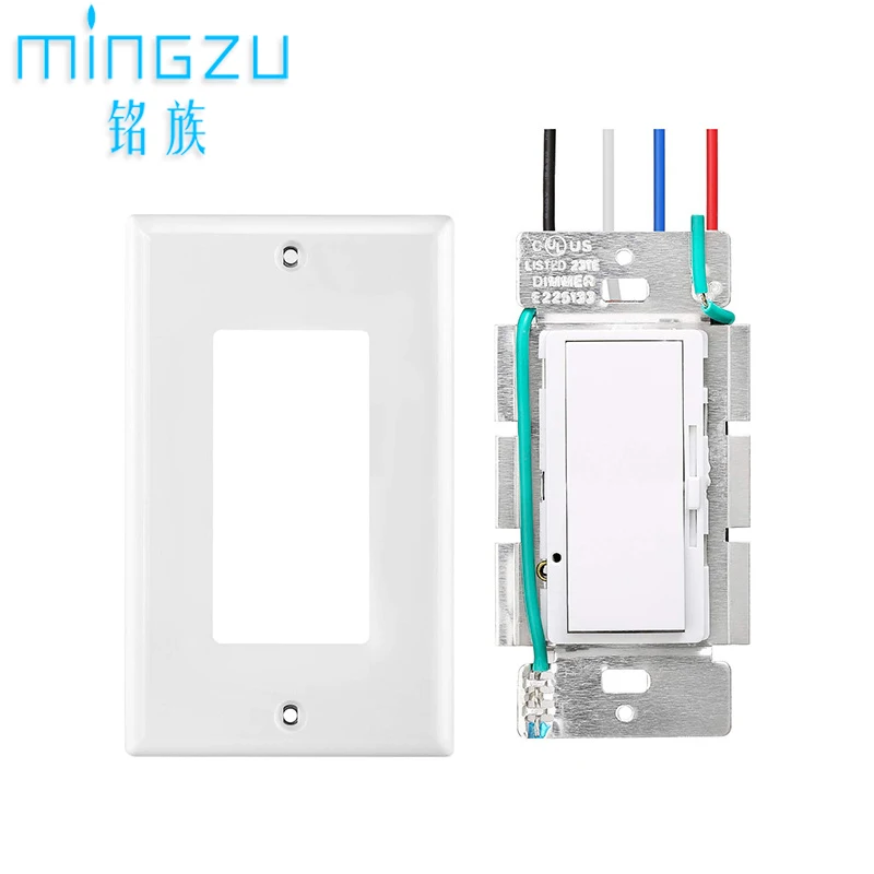 

led dimmer controller AC120V Triac switch 0-10V signal brightness LED light is adjusted Wall insert switch ETL certification