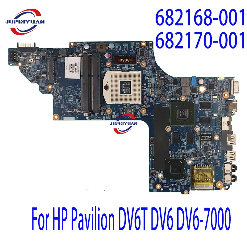 

682168-001 682170 681999 Motherboard for HP Pavilion DV6T DV6 DV6-7000 Laptop Motherboard with HM77 GT630M 1GB DDR3 100% Tested