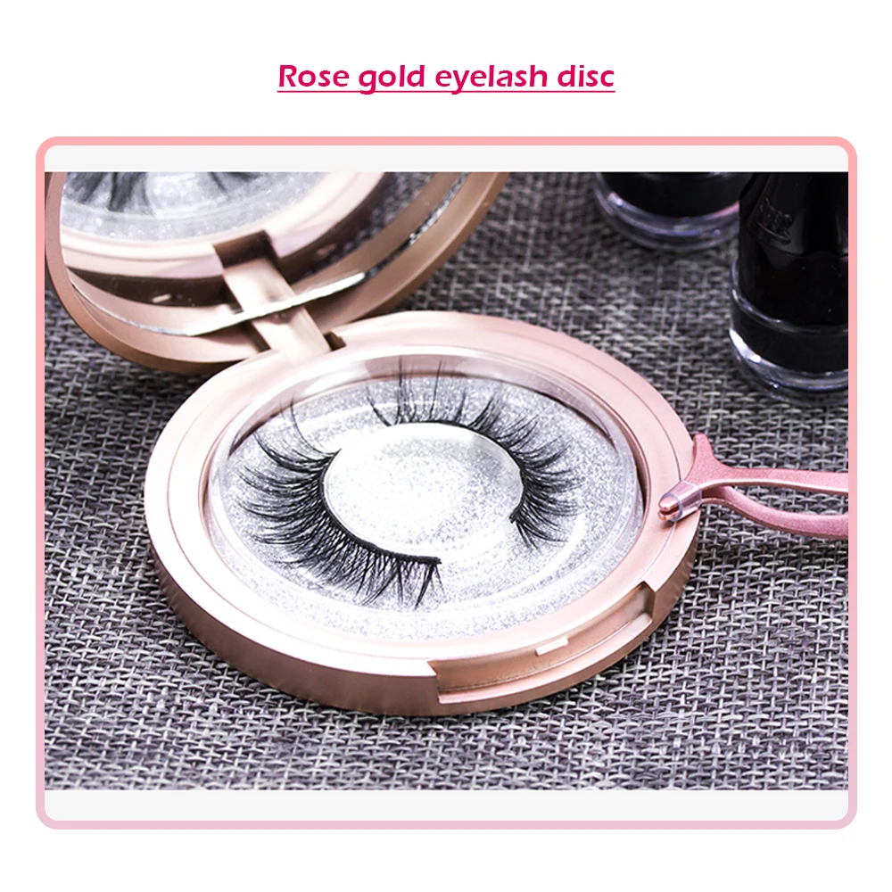 Magnetic Mink Lashes 1 Pair Magnetic EyeLashes Natural Hair Mink Lashes 3D Mink Fake Lash 100% Dramatic EyeLashes Fluffy