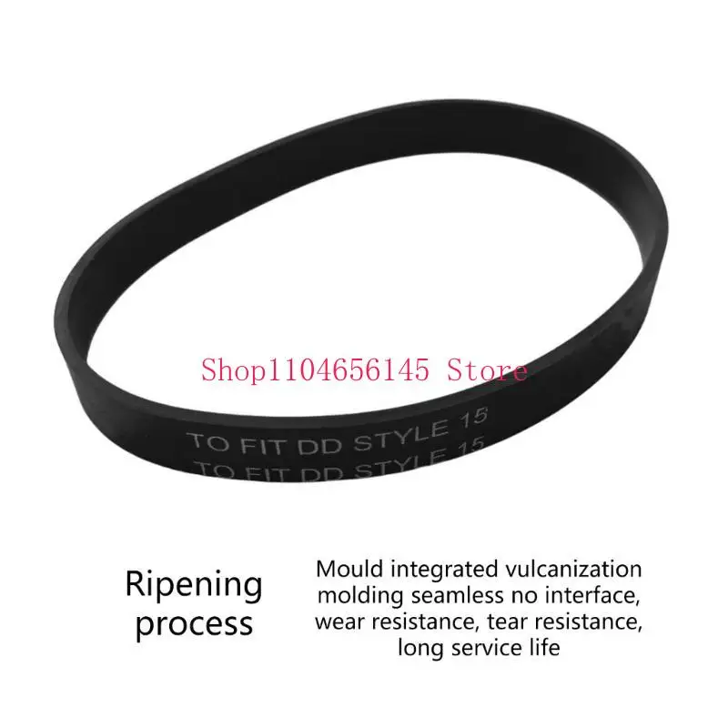 2Pcs Sturdy Replacement Rubber Belts for Dirt Devil Style 15 Upright Vacuum,Replace Parts 1SN0220001 & 3SN0220001