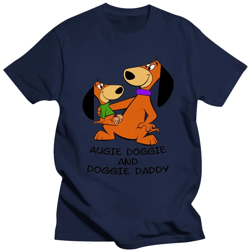 Augie Doggie and Doggie Daddy T Shirt Men'S T-Shirts Summer Style Fashion Swag Men Printed T-Shirt Men The New