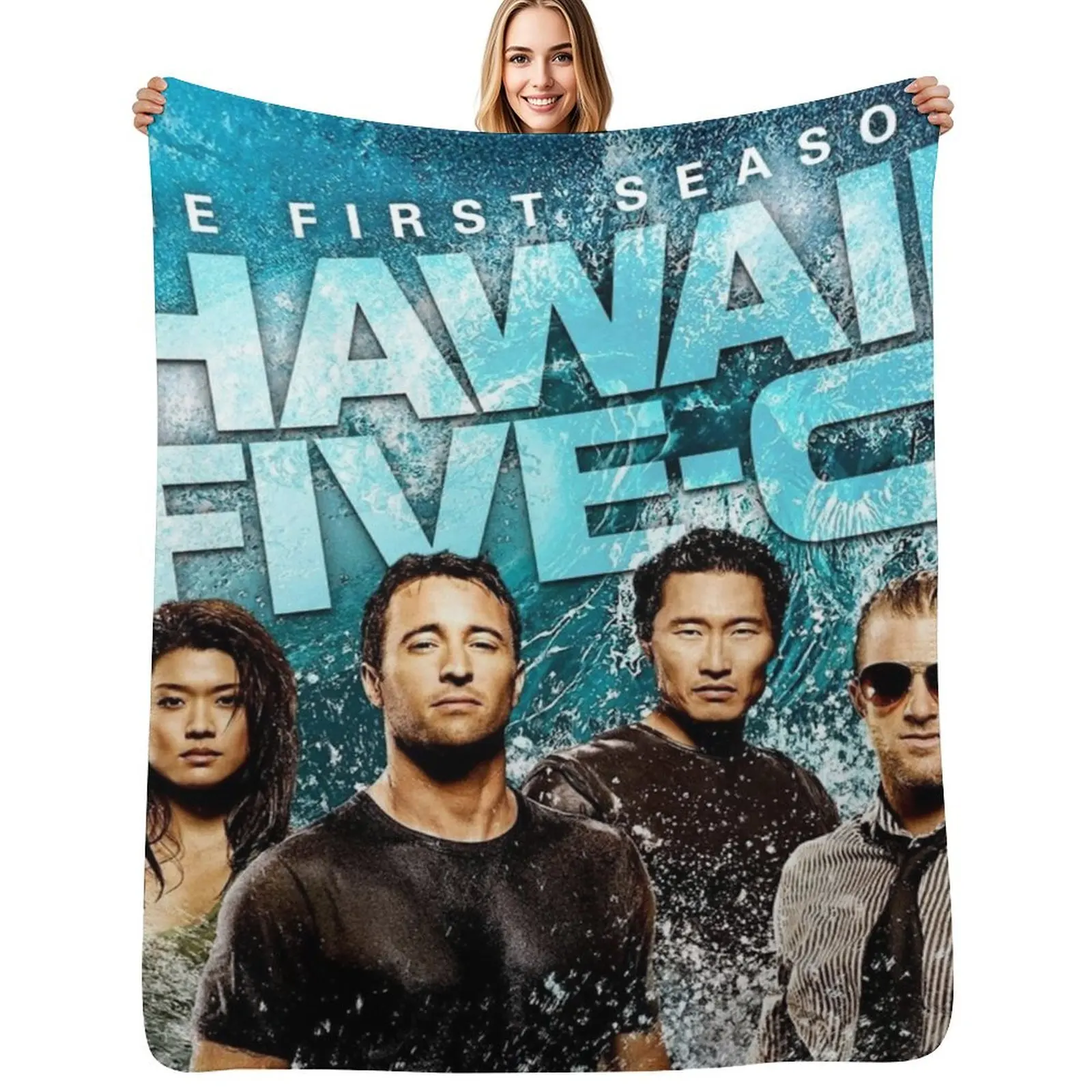 

OG cast Hawaii Five-0 Throw Blanket Luxury Soft Winter beds Heavy Blankets