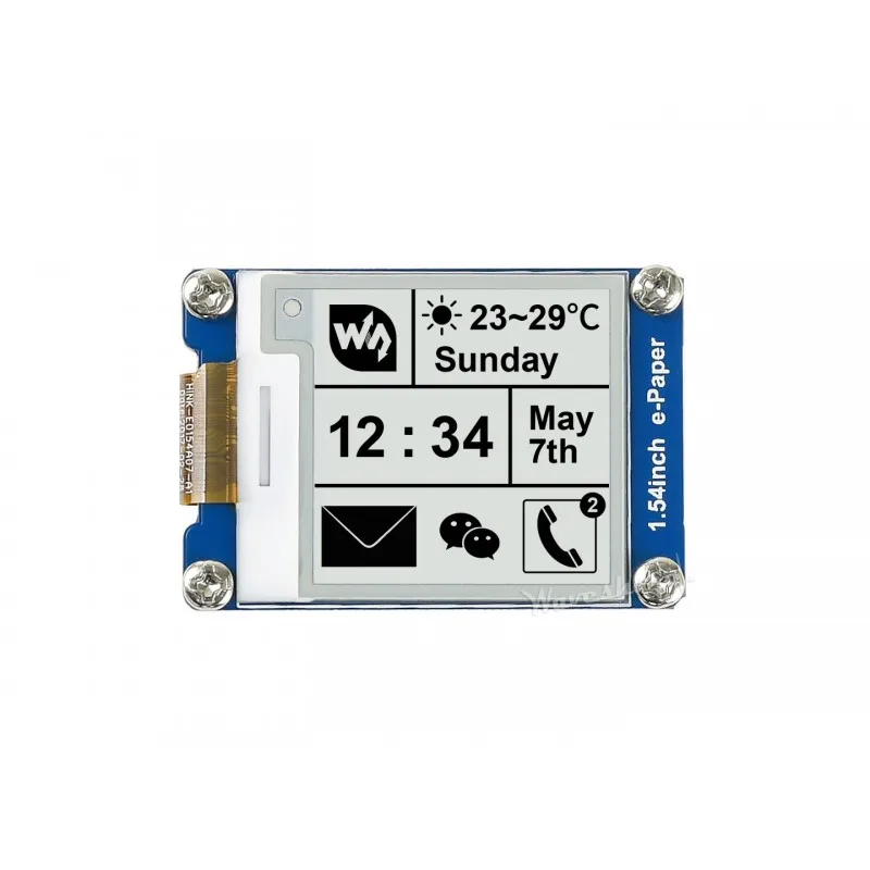 200x200, 1.54inch E-Ink display module，1.54inch e-Paper Module