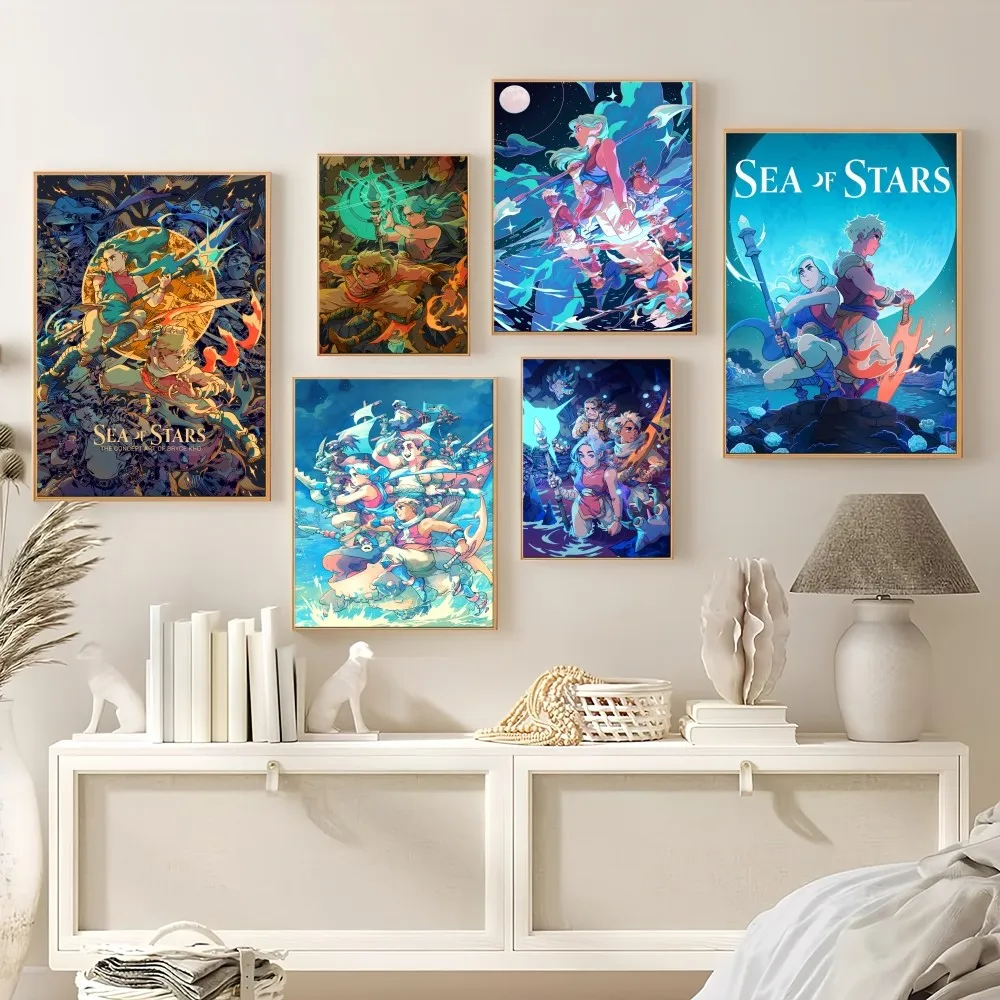 Sea of Stars Game Poster Prints Wall Painting Bedroom Living Room Decoration Office Small