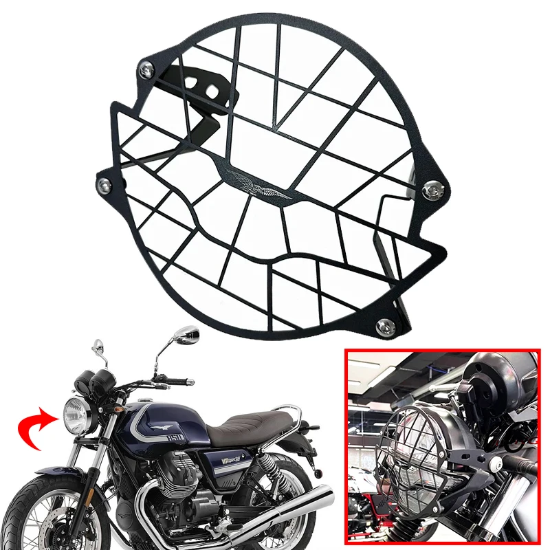 

Аксессуары для мотоциклов, защитный чехол для фар для Moto Guzzi V7 850 Stone V7 850 Special V9 Bobber 2021-2024