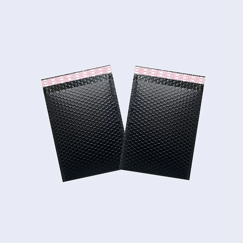 Minimum order of 50 pieces black bubble bag express packaging storage bag plastic self-adhesive bag thickened bag printing logo