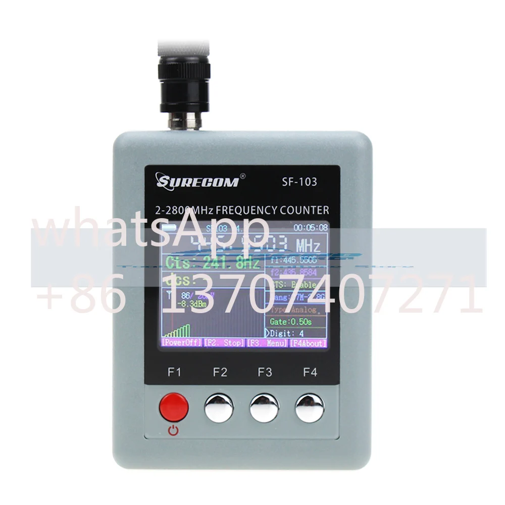 SURECOM SF-103 DMR Digital Signal Testable SF103 2MHz-200MHz/27MHz Tester 27Mhz-3000Mhz Decoder Portable Frequency CTCCSS/DCS