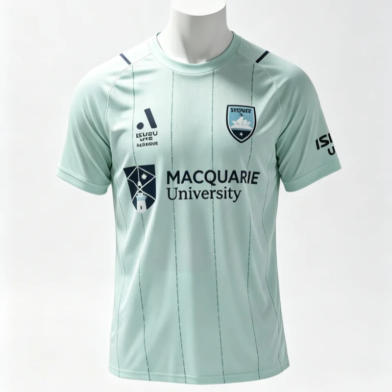 Men 3D Printing Sydney Soccer Jersey Multiple Styles Short Sleeve Football Match Training Australian Fan Uniform Sportswear Tee
