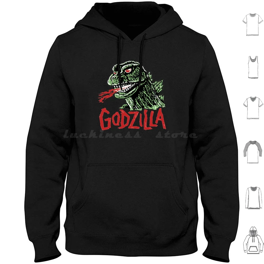 Mani Yack Sudadera con capucha de algodón de manga larga Universal Monsters Mani Yack Monsters Phil Postma Factory Retro Don Knotts Drácula Iron On