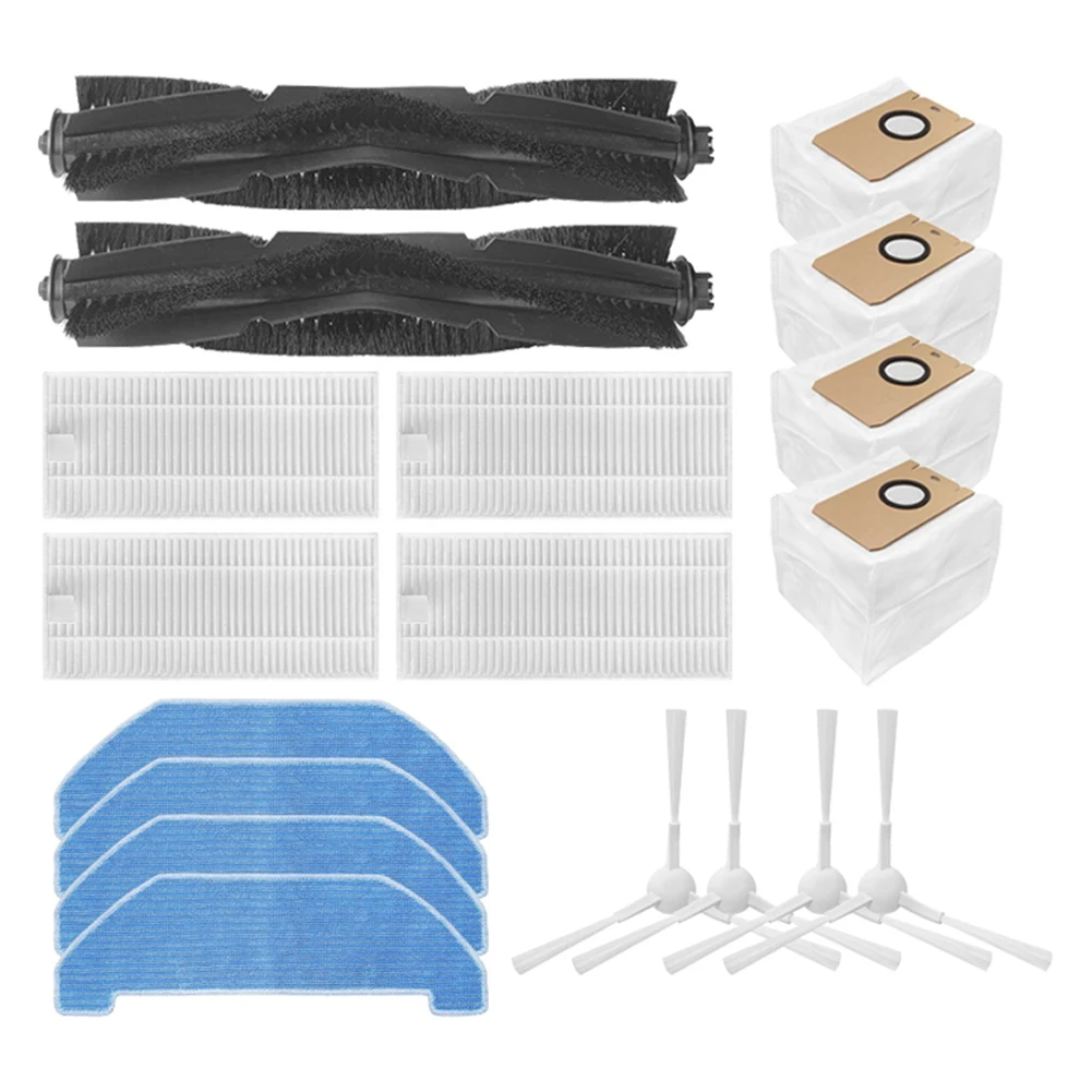 Szczotka do worka na kurz z filtrem do szczotki bocznej Q11 Gąbka Ściereczki do mopa Worki na kurz Część zamienna do odkurzacza automatycznego