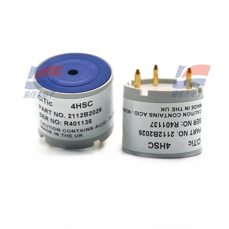 4HSC 2112B2026 Electrochemical H2S Gas Sensor Used Industrial Environment Safety Detection of Hydrogen Sulfide Concentration