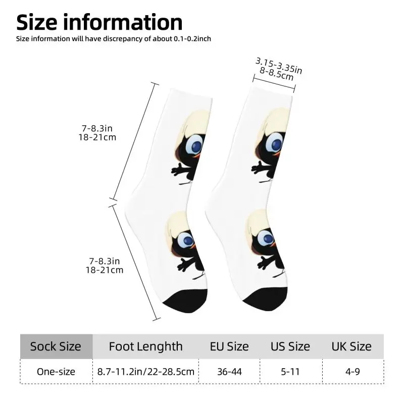 Kawaii الطباعة لطيف كاليميرو الجوارب للنساء الرجال بسط الصيف الخريف الشتاء الهزلي الكرتون الدجاج طاقم الجوارب #3