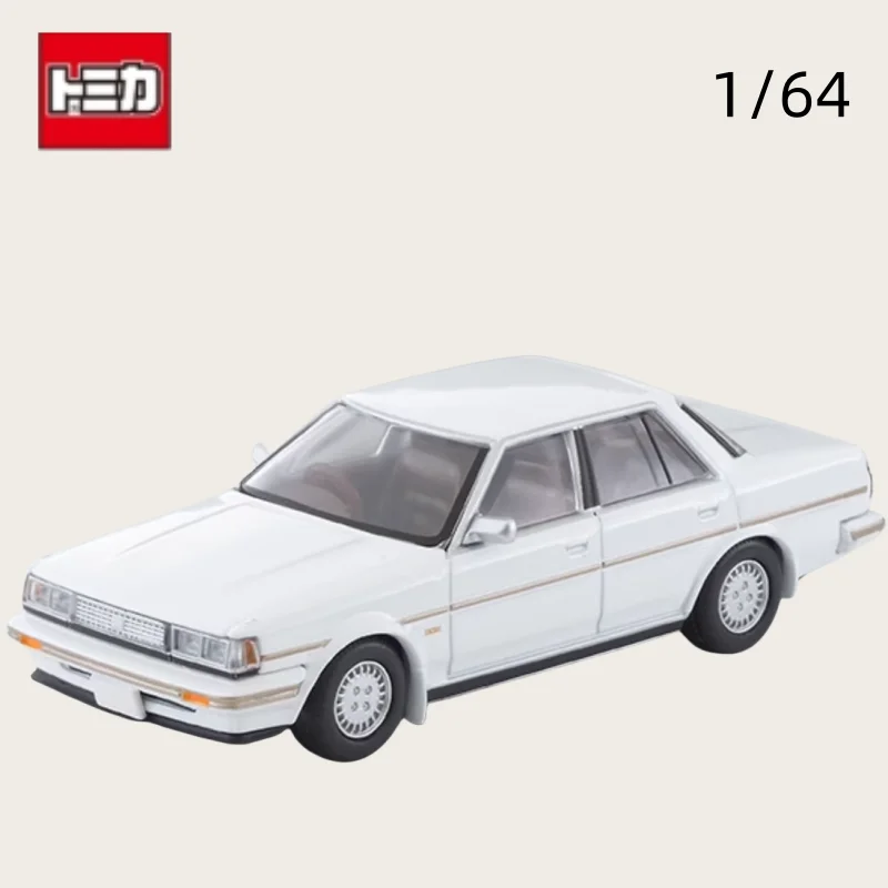 TOMICA TLV 1:64 N156c TOYOTA Cresta White Toyota, alloy die-cast static miniaturized car Tide play model, boy toy holiday gift.