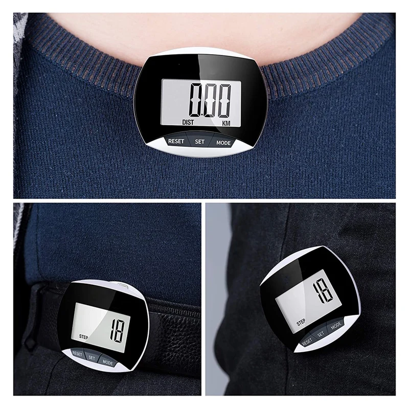 Best Pedometer, Simply Operation Walking Running Pedometer With Calories Burned And Steps Counting