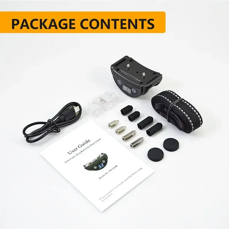 

Pet Anti Bark Training Device, Automatic Voice Control Collar for Small and Medium Dog, Two Working Modes to Choose