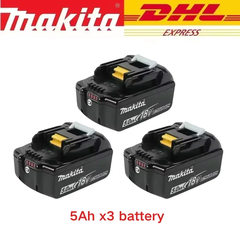 

100%2025Makita 18V battery for Makita 18V power tools The 18V Makita BL1860B rechargeable battery can replace BL1850B LXT400