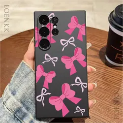 Pink Butterfly Festival Phone Case For Samsung Galaxy A25 A32 A33 A72 A73 Note 10 20 Plus S25 S24 S23 S22 S21 Ultra FE 5G Cover