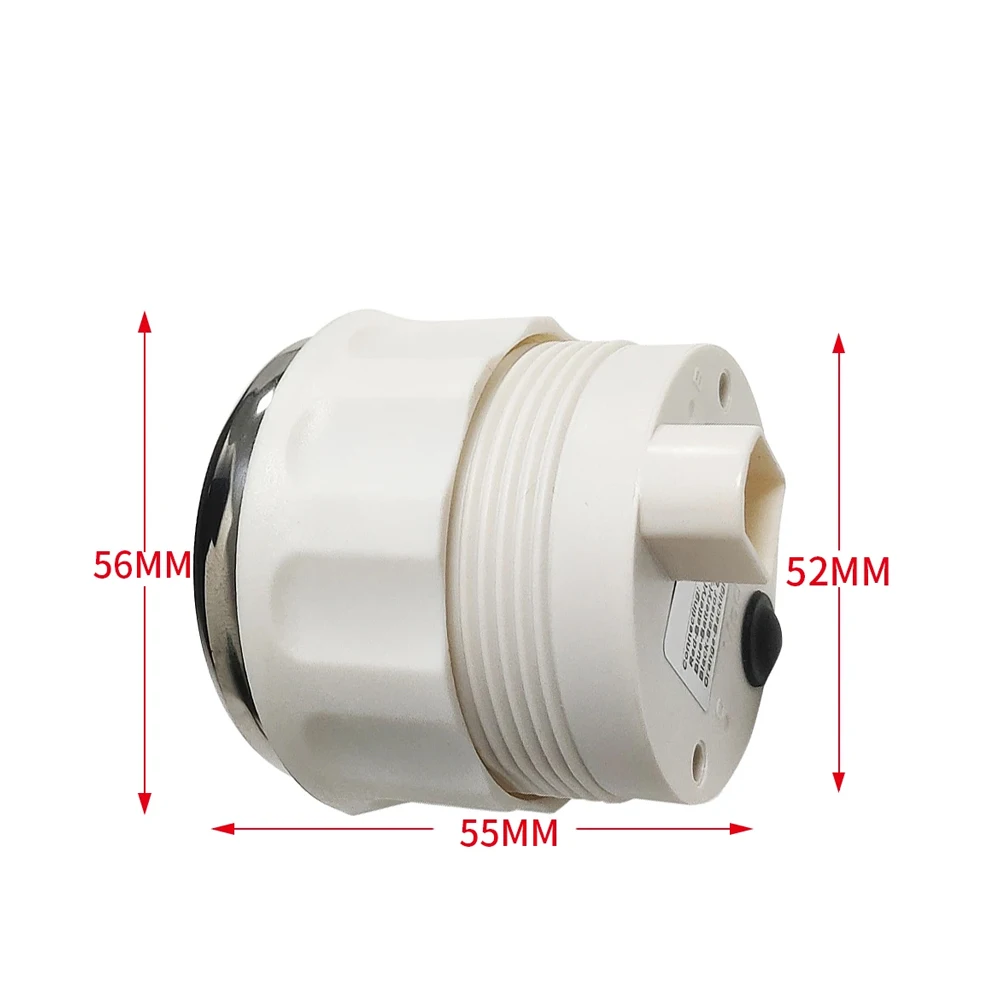 52mm Clock Meter Gauge 12 Hour Format with 8 Colors Backlight for Car Boat Motorcycle Universal 12V 24V