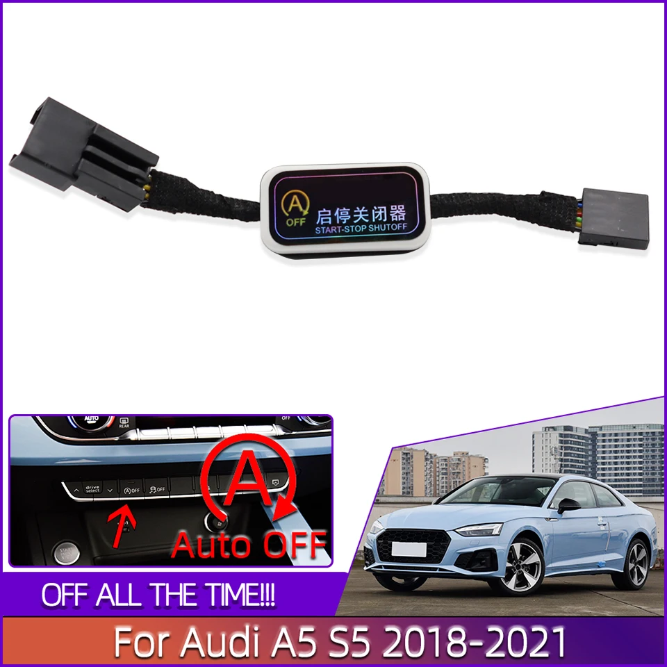 For Audi A5 2018-2021 Plug And Play Automatically Stop Start System Off Adaptor Plug Cable Closer Canceller Eliminator Device