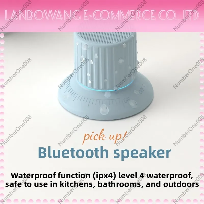 Portable Magnetic Knob Control Mini Bluetooth Speaker with Phone Stand High Quality Wireless Sound Box for Desktop