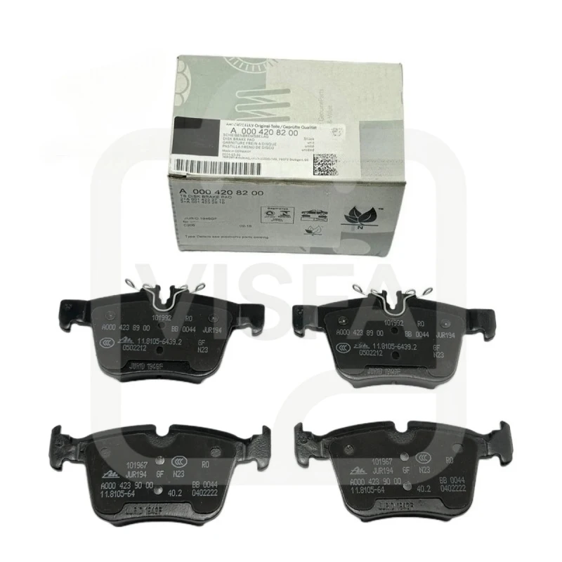 

OEM A0004208200 A0004208603 A0084201420 Disc Brake Friction Pads for Mercedes-Benz C300/200/180 4MATIC Mercedes-AMG C43 4MATIC