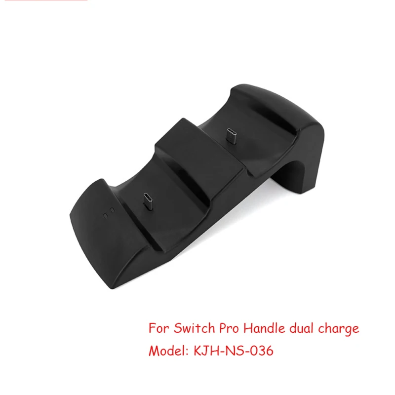 ل التبديل برو تحكم شاحن قفص الاتهام المزدوج USB شحن حامل محطة مهد فورسويتش برو امدادات الطاقة اكسسوارات