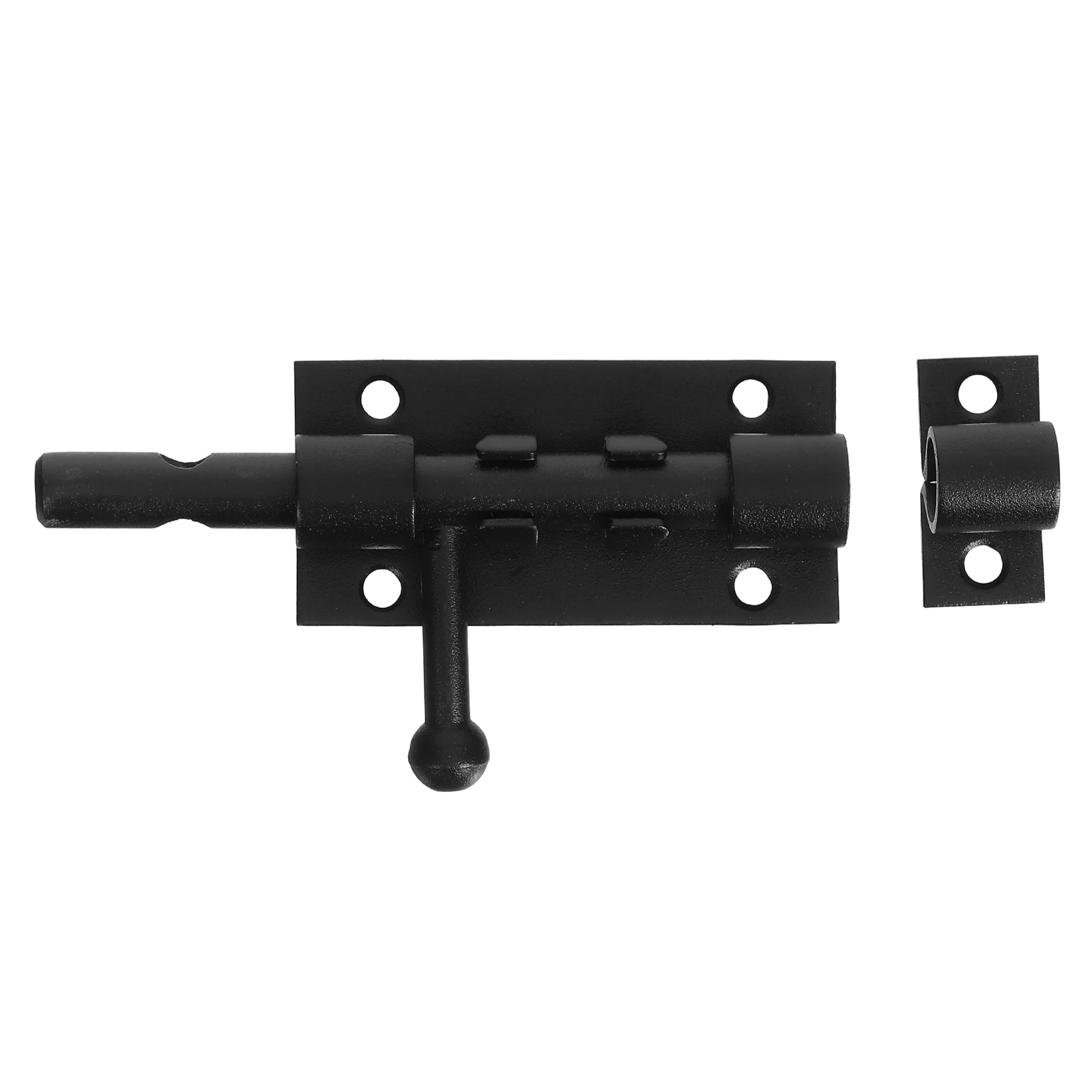 

Stainless Steel Slide Bolt Lock 4 Inch Lockable Latch Anti-Theft Door Latch for Bathroom Barn Door Security Hardware