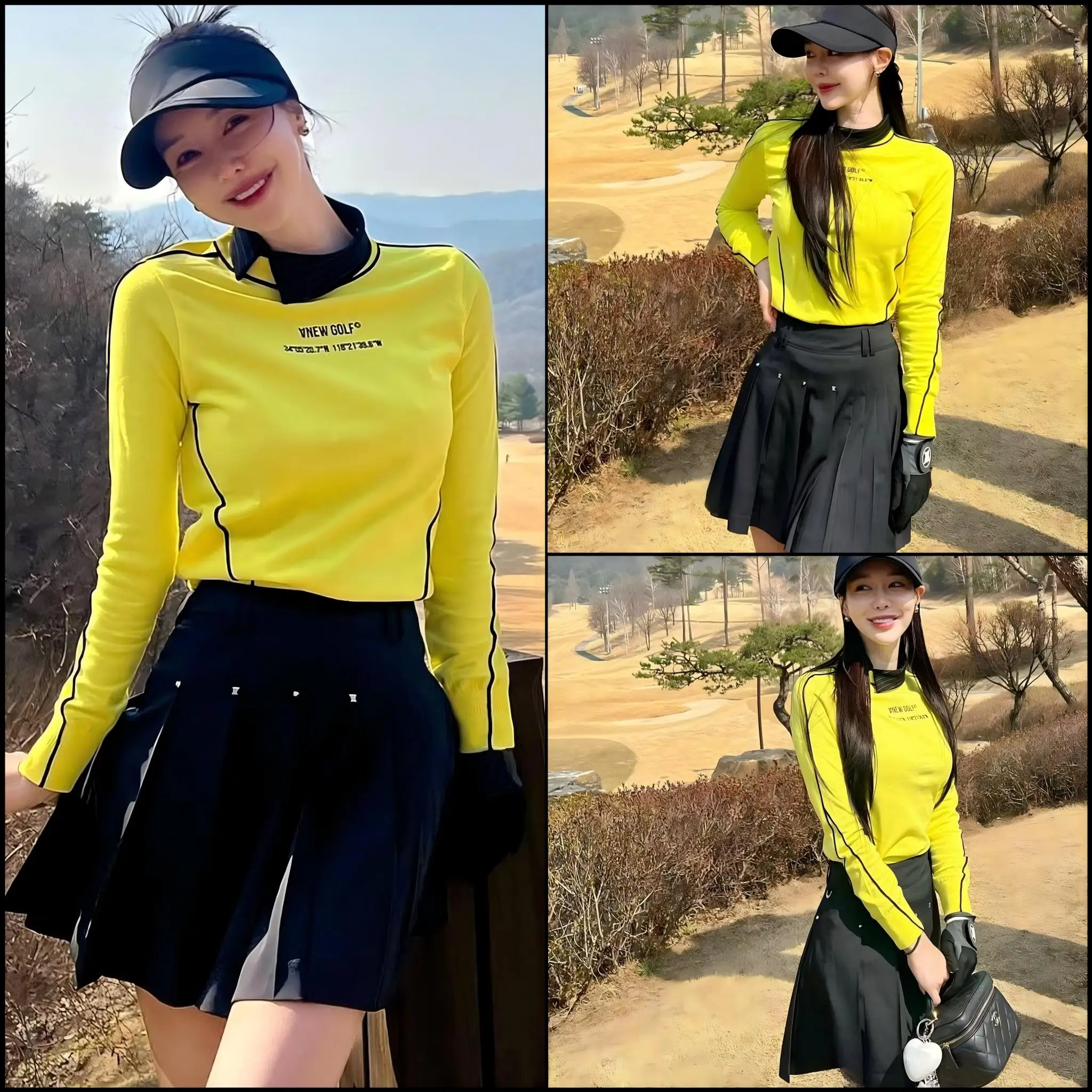 New Women's Golf Outfit: Studded Pleated Skirt—Stylish and Versatile
