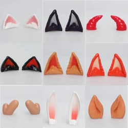 ob11 doll ears for GSC 1/12bjd doll horns, cat ears, fox ears, antlers, deer ears, animal ears doll accessories