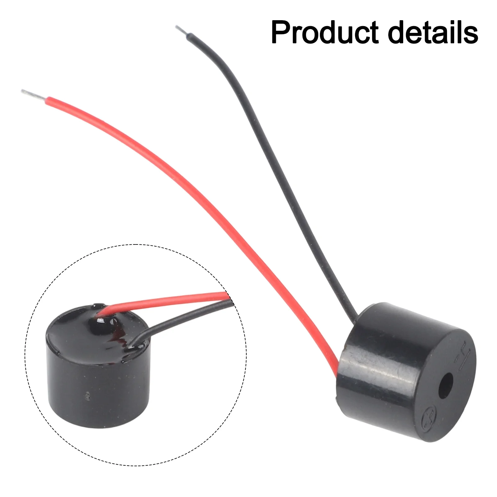 10 Pieces Active Piezo Electric Wired Buzzers Beeper 12V DC 3 24V Signal Alarm for Motorcycles and Electronics