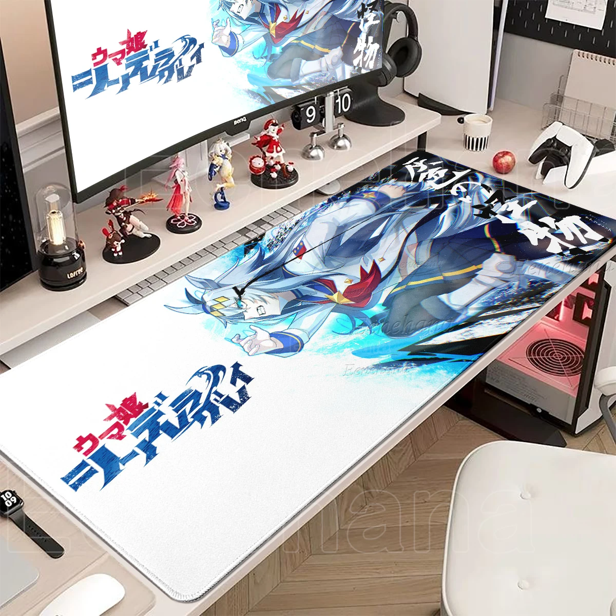 Anime Umamusume Oguri Cap Mouse Pad Kawaii Girls Mousemat Office Desk Mat Laptop Rug Gaming Keyboard