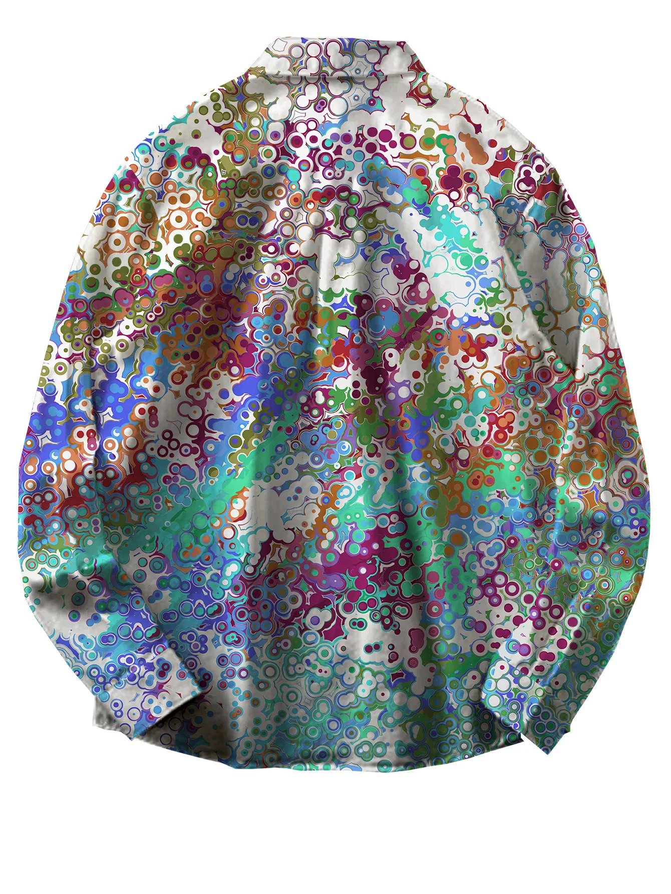 Spring Autumn Men's Casual Long Sleeve Shirts Colorful Various Patterns 2025，